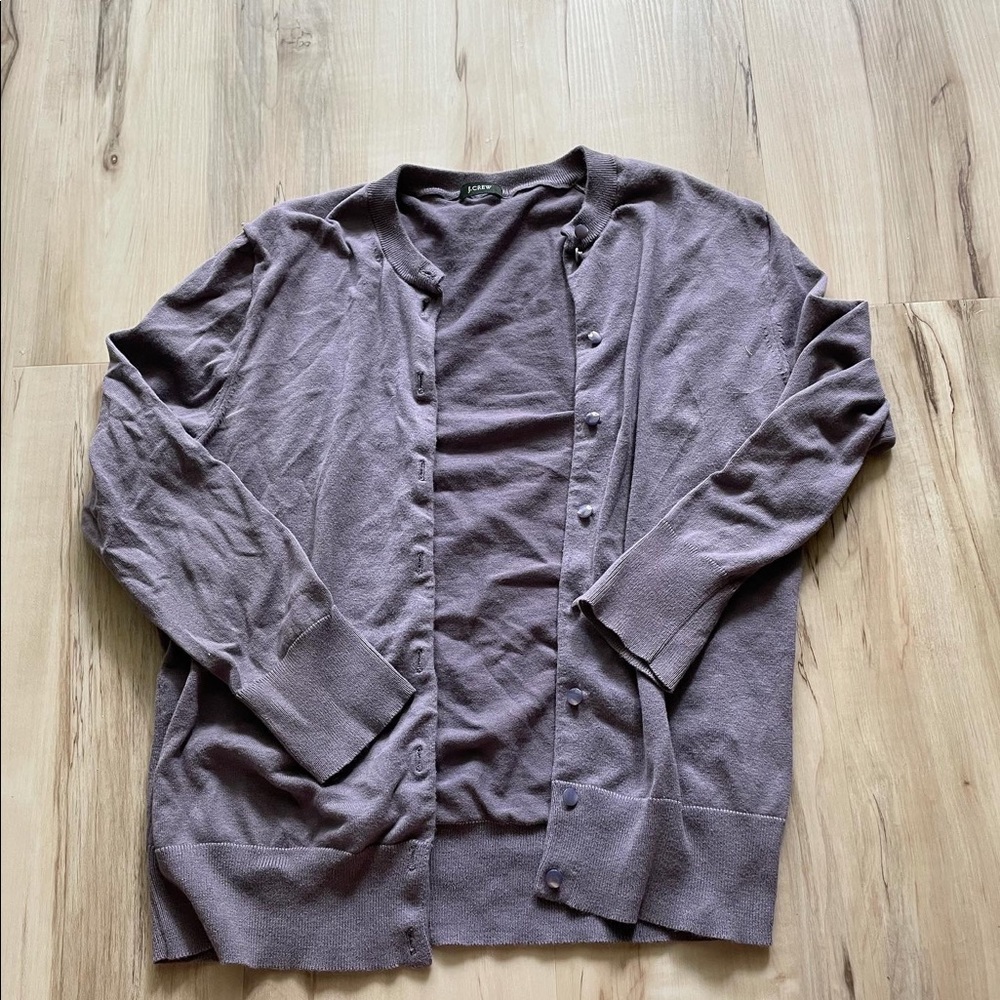 j crew cardigan